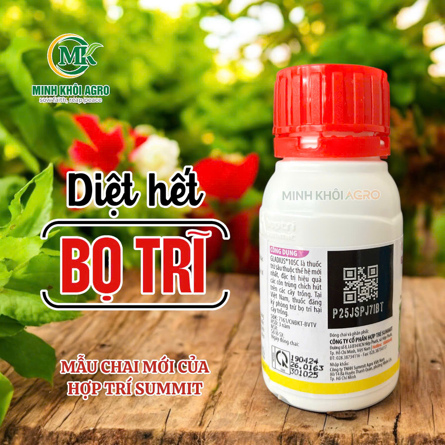 Thuốc đặc trị bọ trĩ Gladius 10SC - Chai 50ml